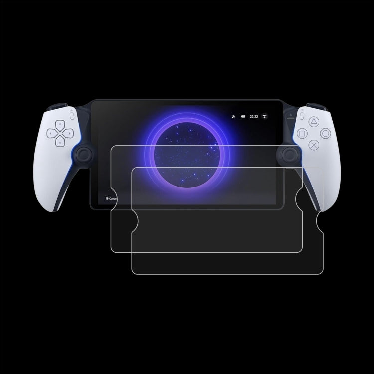 For Sony PS5 PlayStation Portal Remote 2pcs 9H 0.3mm Explosion-proof Tempered Glass Film - free shipping - PMC TechLife - Order now!
