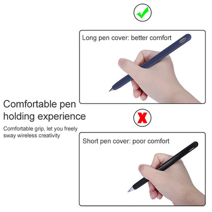 For Huawei M-pencil Stylus Touch Pen Integrated Non-slip Silicone Protective Cover(Gray) - Pencil Accessories by PMC Jewellery | Online Shopping South Africa | PMC Jewellery | Buy Now Pay Later Mobicred