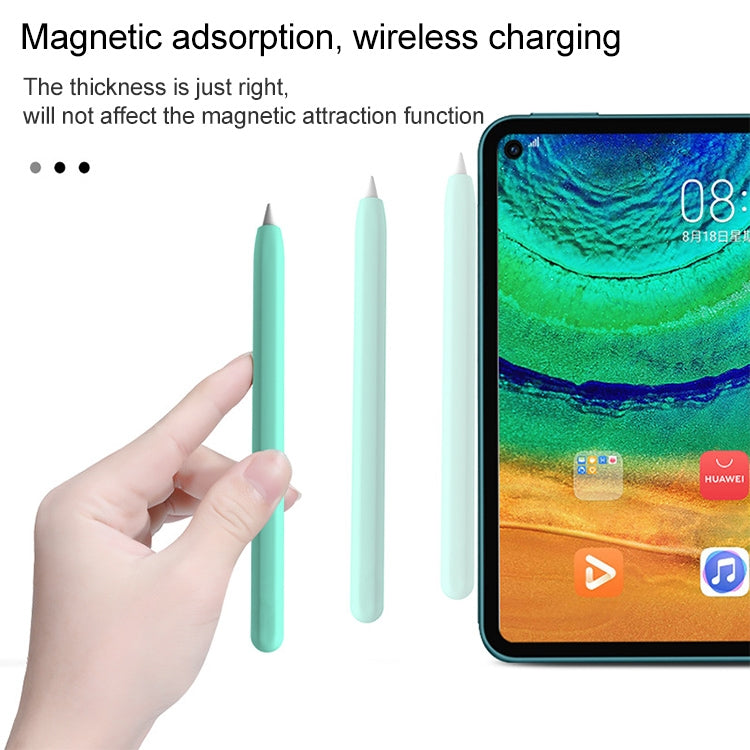 For Huawei M-pencil Stylus Touch Pen Integrated Non-slip Silicone Protective Cover(Gray) - Pencil Accessories by PMC Jewellery | Online Shopping South Africa | PMC Jewellery | Buy Now Pay Later Mobicred