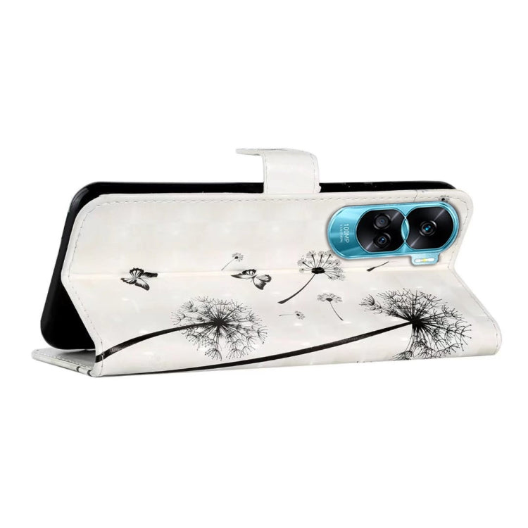 For Honor 90 Lite Oil Embossed 3D Drawing Leather Phone Case(Couple Dandelion) - Honor Cases by PMC TechLife | Online Shopping South Africa | PMC TechLife