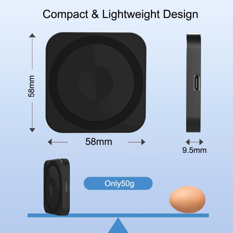 For iPhone / AirPods / iWatch Series 3 in 1 Portable Wireless Charger(Black) - free shipping - PMC Jewellery - Order now!