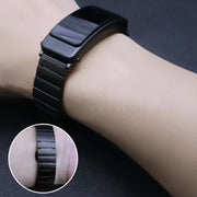 For Huawei Band 7 / B3 / Watch Fit Mini One Bead Butterfly Buckle Stainless Steel Watch Band(Rose Gold)