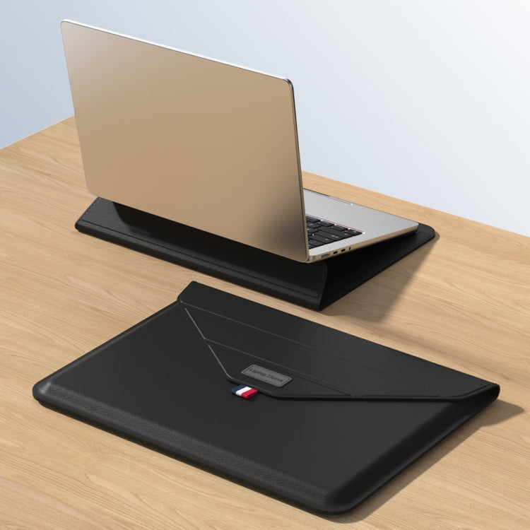 For 15.4/15.6/16.1 inch Envelope Holder Laptop Sleeve Bag(Black) - 15.6 - 17 inch by PMC Jewellery | Online Shopping South Africa | PMC Jewellery | Buy Now Pay Later Mobicred