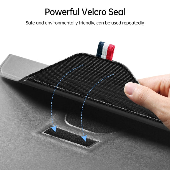 For 13/14 inch Envelope Holder Laptop Sleeve Bag with Accessories Bag(Dark Blue)
