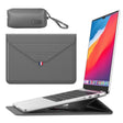 For 15.4/15.6/16.1 inch Envelope Holder Laptop Sleeve Bag with Accessories Bag(Grey) - Other by PMC TechLife | Online Shopping South Africa | PMC TechLife | Buy Now Pay Later Mobicred