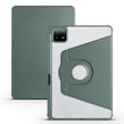 For Xiaomi Pad 6 Pro / Pad 6 Acrylic 360 Degree Rotation Holder Tablet Leather Case(Dark Green) - More Tablet Cases by PMC TechLife | Online Shopping South Africa | PMC TechLife