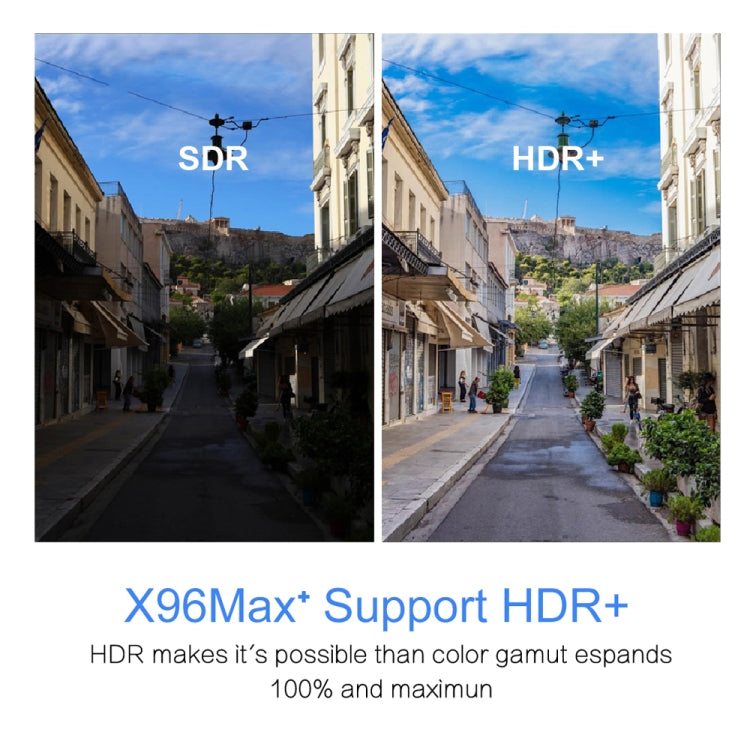 X96 max+ 4K Smart TV Box with Remote Control, Android 9.0, Amlogic S905X3 Quad-Core Cortex-A55,2GB+16GB, Support LAN, AV, 2.4G/5G WiFi, USBx2,TF Card, UK Plug - Amlogic S905 by PMC TechLife | Online Shopping South Africa | PMC TechLife | Buy Now Pay Later Mobicred