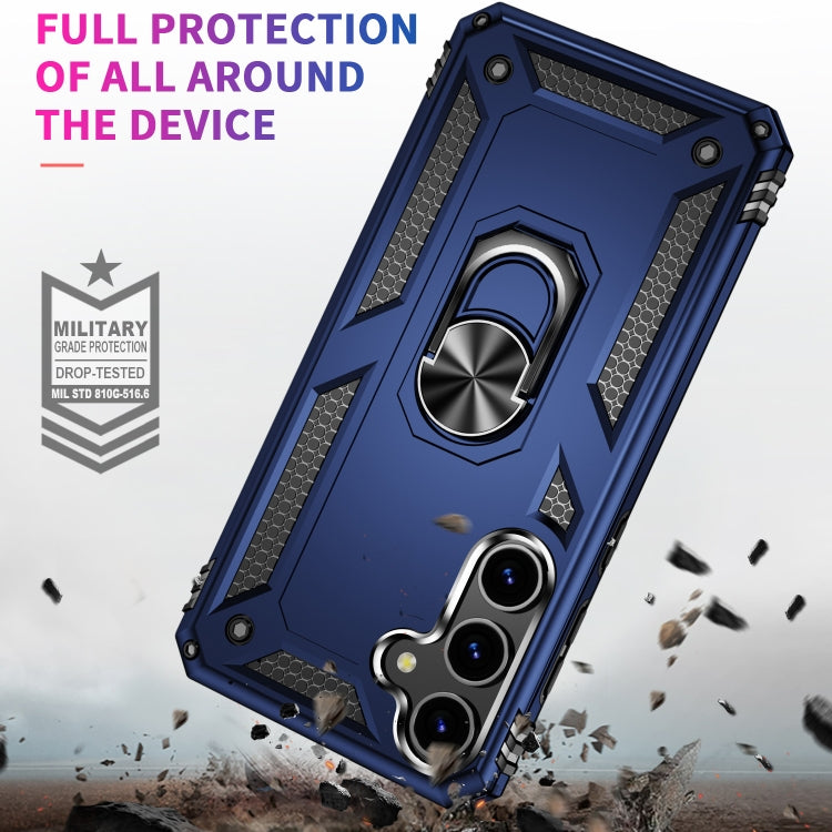 For Samsung Galaxy S24 5G Shockproof TPU + PC Phone Case(Blue) - Galaxy S24 5G Cases by PMC TechLife | Online Shopping South Africa | PMC TechLife