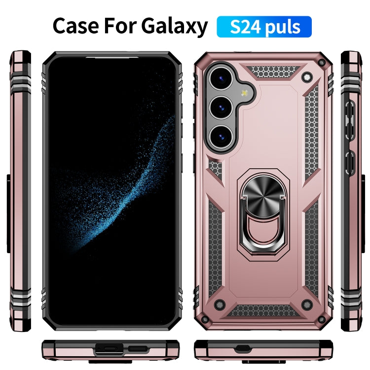 For Samsung Galaxy S24 5G Shockproof TPU + PC Phone Case(Rose Gold) - Galaxy S24 5G Cases by PMC TechLife | Online Shopping South Africa | PMC TechLife