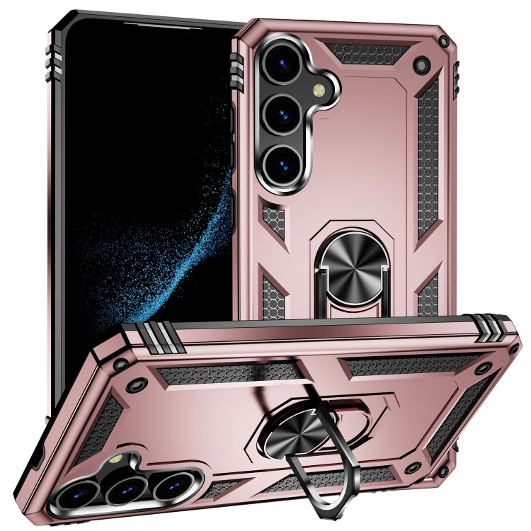 For Samsung Galaxy S24+ 5G Shockproof TPU + PC Phone Case(Rose Gold) - Galaxy S24+ 5G Cases by PMC TechLife | Online Shopping South Africa | PMC TechLife
