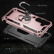 For Samsung Galaxy S24+ 5G Shockproof TPU + PC Phone Case(Rose Gold)