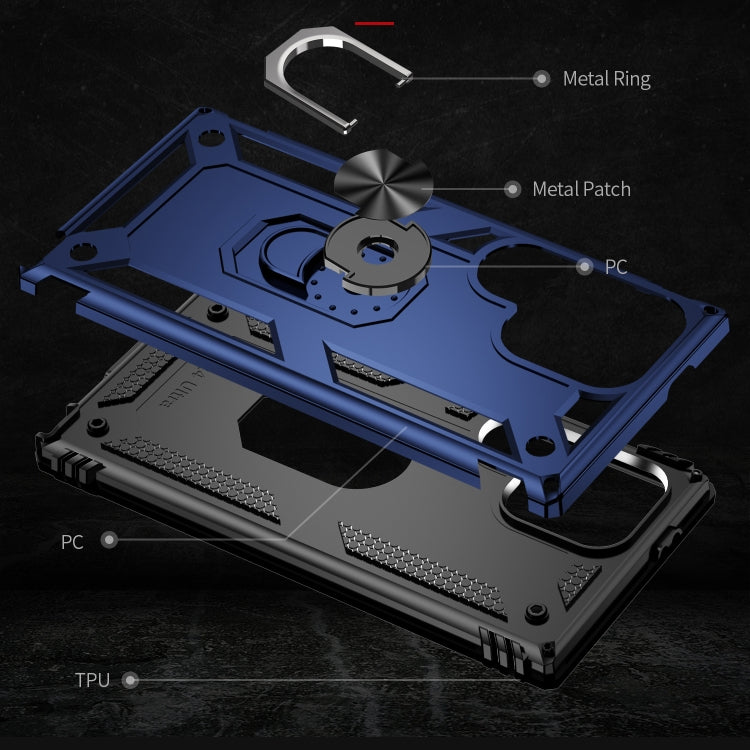 For Samsung Galaxy S24 Ultra 5G Shockproof TPU + PC Phone Case(Blue) - Galaxy S24 Ultra 5G Cases by PMC TechLife | Online Shopping South Africa | PMC TechLife