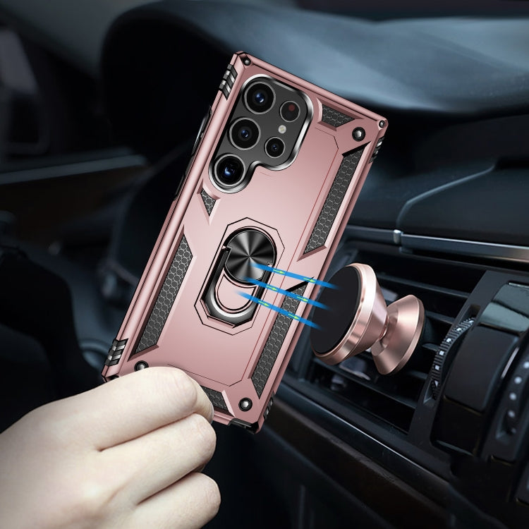 For Samsung Galaxy S24 Ultra 5G Shockproof TPU + PC Phone Case(Rose Gold) - Galaxy S24 Ultra 5G Cases by PMC TechLife | Online Shopping South Africa | PMC TechLife
