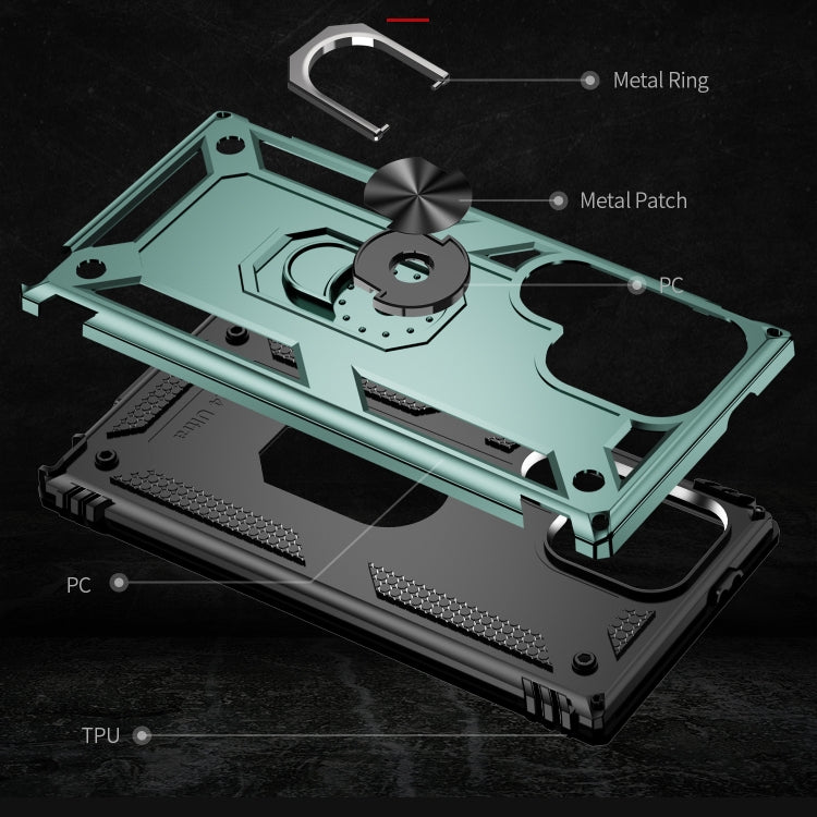 For Samsung Galaxy S24 Ultra 5G Shockproof TPU + PC Phone Case(Dark Green) - Galaxy S24 Ultra 5G Cases by PMC TechLife | Online Shopping South Africa | PMC TechLife