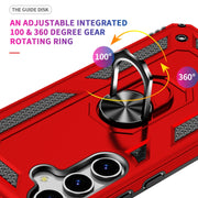 For Samsung Galaxy S25 5G Shockproof TPU + PC Phone Case(Red)
