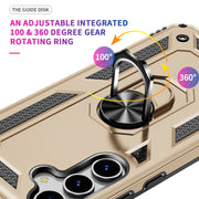 For Samsung Galaxy S25 5G Shockproof TPU + PC Phone Case(Gold)