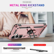 For Samsung Galaxy S25 5G Shockproof TPU + PC Phone Case(Rose Gold)