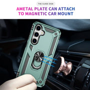 For Samsung Galaxy S25+ 5G Shockproof TPU + PC Phone Case(Dark Green)