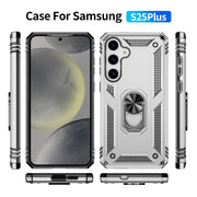 For Samsung Galaxy S25+ 5G Shockproof TPU + PC Phone Case(Silver)