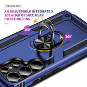 For Samsung Galaxy S25 Ultra 5G Shockproof TPU + PC Phone Case(Blue)