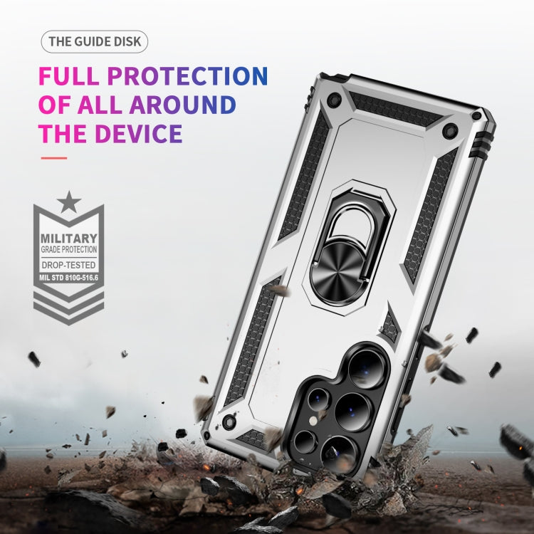 For Samsung Galaxy S25 Ultra 5G Shockproof TPU + PC Phone Case(Silver)