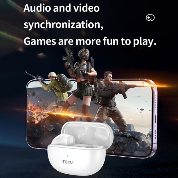 TOTU BE -17-TWS Bluetooth 5.3 Wireless Bluetooth Earphone(Black)