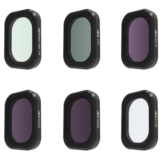 For DJI OSMO Pocket 3 JSR CB Series Camera Lens Filter, Filter:6 in 1 Beauty Black Mist