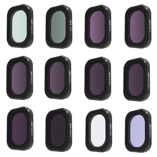 For DJI OSMO Pocket 3 JSR CB Series Camera Lens Filter, Filter:12 in 1 UV CPL ND/PL STAR NIGHT - free shipping - PMC Jewellery - Order now!