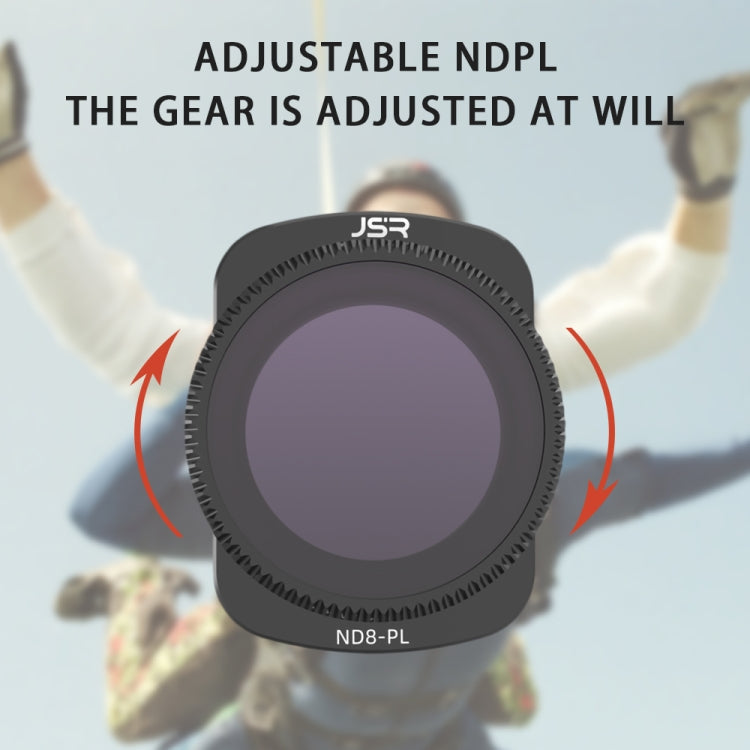 For DJI OSMO Pocket 3 JSR ZB Series Camera Lens Filter, Filter:Streak Drawing Gold - Lens Accessories by JSR | Online Shopping South Africa | PMC TechLife | Buy Now Pay Later Mobicred