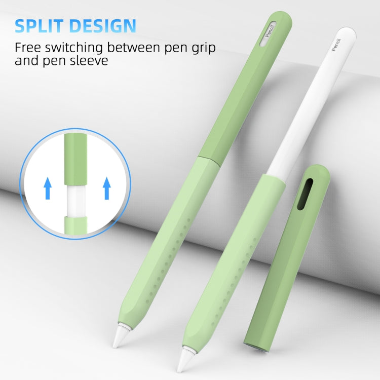 For Apple Pencil 2 / Pro DUX DUCIS Detachable Gradient Colorful Stylus Case(Gradient Green) - free shipping - PMC Jewellery - Order now!