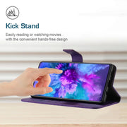 For Motorola Moto G Stylus 5G 2024 Rhombic Grid Texture Leather Phone Case(Purple)