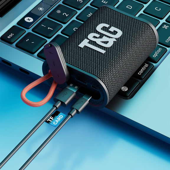 T&G TG396 Outdoor Portable Ambient RGB Light IPX7 Water-resistant Bluetooth Speaker(Purple)