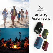 T&G TG396 Outdoor Portable Ambient RGB Light IPX7 Water-resistant Bluetooth Speaker(Purple)