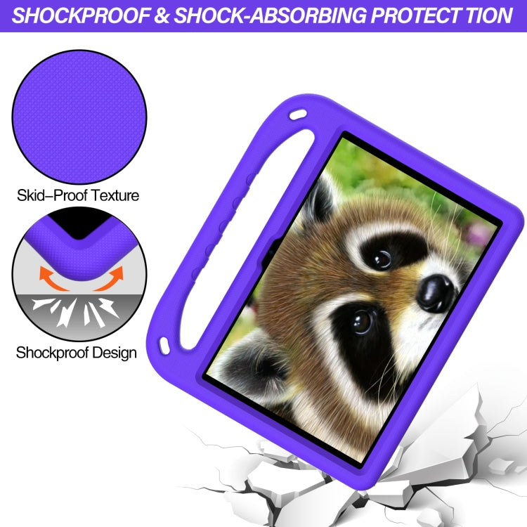 For Honor Pad X8 Handle Portable EVA Shockproof Tablet Case(Purple) - Honor by PMC TechLife | Online Shopping South Africa | PMC TechLife | Buy Now Pay Later Mobicred