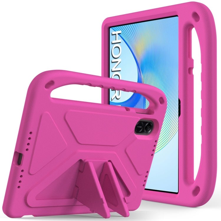 For Honor Pad X9 / X8 Pro Handle Portable EVA Shockproof Tablet Case(Rose Red) - Honor by PMC TechLife | Online Shopping South Africa | PMC TechLife | Buy Now Pay Later Mobicred