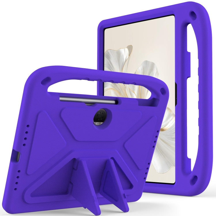 For Honor Pad 9 Handle Portable EVA Shockproof Tablet Case(Purple) - Honor by PMC TechLife | Online Shopping South Africa | PMC TechLife | Buy Now Pay Later Mobicred