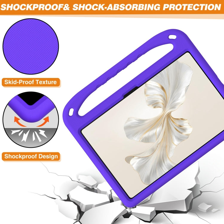 For Honor Pad 9 Handle Portable EVA Shockproof Tablet Case(Purple) - Honor by PMC TechLife | Online Shopping South Africa | PMC TechLife | Buy Now Pay Later Mobicred