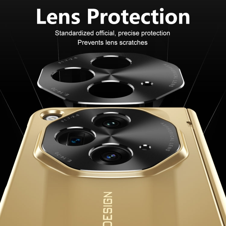 For OPPO Find N3 / OnePlus Open Integrated Frosted Electroplating Full Coverage Phone Case(Gold) - OnePlus Cases by PMC TechLife | Online Shopping South Africa | PMC TechLife | Buy Now Pay Later Mobicred