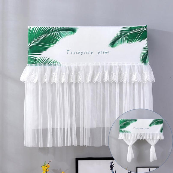 Do Not Take Dust-proof And Anti Direct Blowing Simple Wind Hanging Machine Air Conditioner Moon Cover, Size:Width 80 �� Thickness 20 �� Height 90cm(Plantain Leaves)
