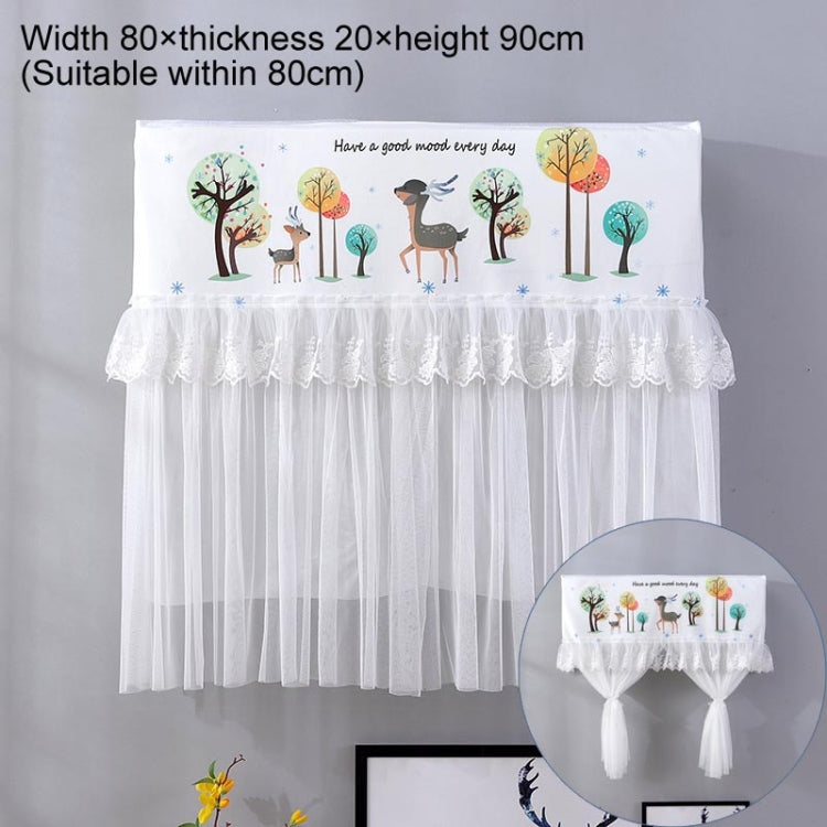 Do Not Take Dust-proof And Anti Direct Blowing Simple Wind Hanging Machine Air Conditioner Moon Cover, Size:Width 80 �� Thickness 20 �� Height 90cm(Cartoon Deer)