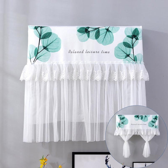 Do Not Take Dust-proof And Anti Direct Blowing Simple Wind Hanging Machine Air Conditioner Moon Cover, Size:Width 80 �� Thickness 20 �� Height 90cm(Round Leaf)