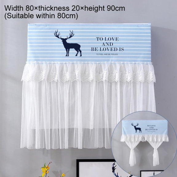 Do Not Take Dust-proof And Anti Direct Blowing Simple Wind Hanging Machine Air Conditioner Moon Cover, Size:Width 80 �� Thickness 20 �� Height 90cm(Striped Deer)