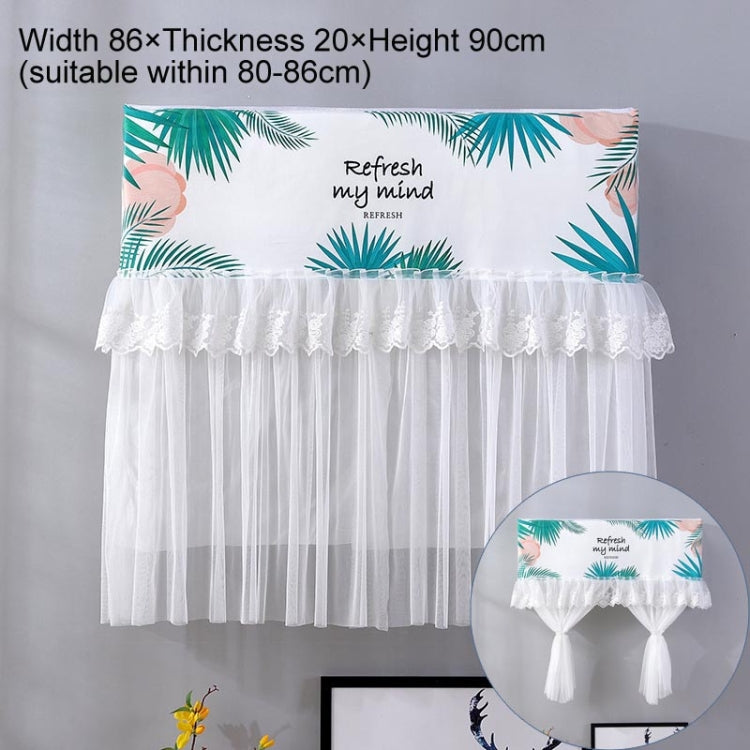 Do Not Take Dust-proof And Anti Direct Blowing Simple Wind Hanging Machine Air Conditioner Moon Cover, Size:Width 86 �� Thickness 20 �� Height 90cm(Color Palm)