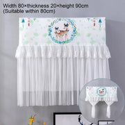 Do Not Take Dust-proof And Anti Direct Blowing Simple Wind Hanging Machine Air Conditioner Moon Cover, Size:Width 86 �� Thickness 20 �� Height 90cm(Garland Deer)