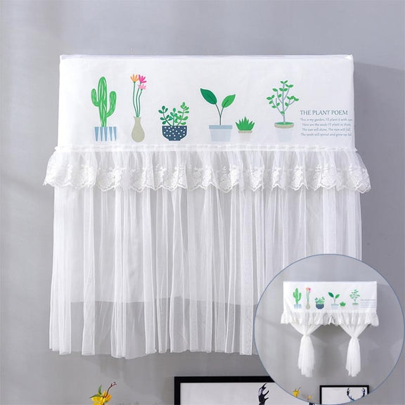 Do Not Take Dust-proof And Anti Direct Blowing Simple Wind Hanging Machine Air Conditioner Moon Cover, Size:Width 86 �� Thickness 20 �� Height 90cm(Flowerpot)