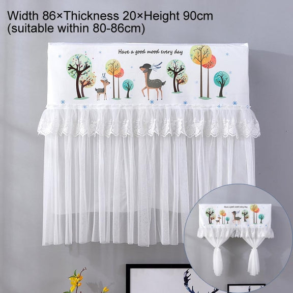Do Not Take Dust-proof And Anti Direct Blowing Simple Wind Hanging Machine Air Conditioner Moon Cover, Size:Width 86 �� Thickness 20 �� Height 90cm(Cartoon Deer)