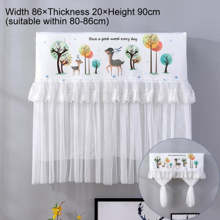 Do Not Take Dust-proof And Anti Direct Blowing Simple Wind Hanging Machine Air Conditioner Moon Cover, Size:Width 86 �� Thickness 20 �� Height 90cm(Cartoon Deer)