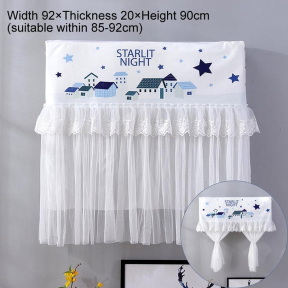 Do Not Take Dust-proof And Anti Direct Blowing Simple Wind Hanging Machine Air Conditioner Moon Cover, Size:Width 92 �� Thickness 20 �� Height 90cm(Clusters Of Stars)