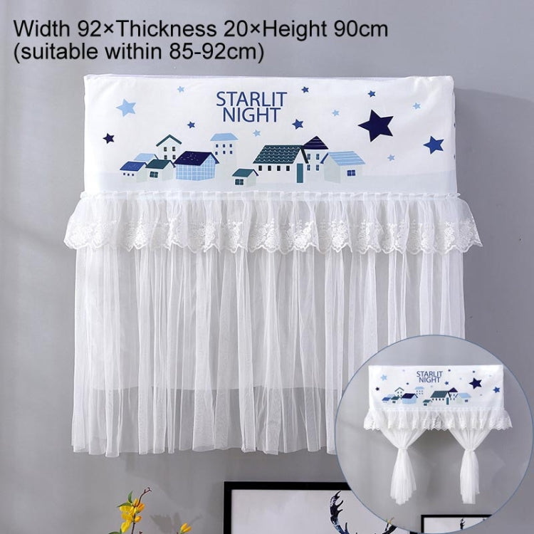 Do Not Take Dust-proof And Anti Direct Blowing Simple Wind Hanging Machine Air Conditioner Moon Cover, Size:Width 92 �� Thickness 20 �� Height 90cm(Clusters Of Stars)