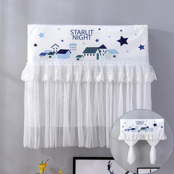 Do Not Take Dust-proof And Anti Direct Blowing Simple Wind Hanging Machine Air Conditioner Moon Cover, Size:Width 92 �� Thickness 20 �� Height 90cm(Clusters Of Stars)